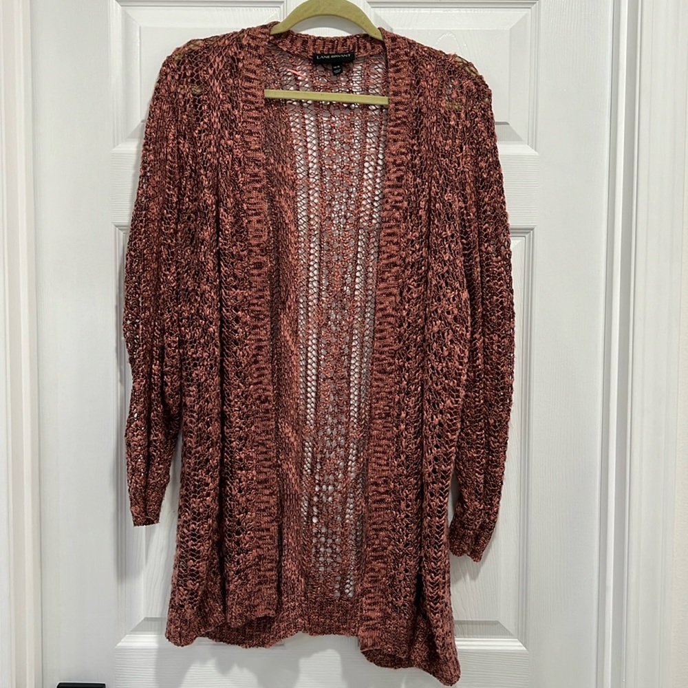 Lane Bryant Open Knit Cardigan